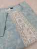 Light blue straight Kurta with Pants