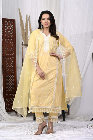 Yellow Kurta Set