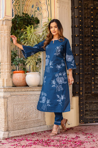 Blue Kurta Set