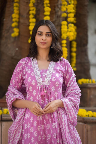 Pink Kurta Set