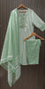 Green straight Kurta Set