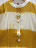 mustard offwhite muslin kurta set