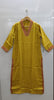 Mustard muslin kurta set