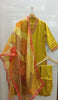 Mustard muslin kurta set