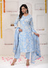 Sky Blue Cotton Kurta Set