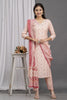 Pink Muslin Kurta Set