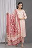 Pink Muslin Kurta Set