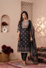 Black cotton kurta set