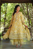 Light  yellow A line kurta set