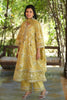 Light  yellow A line kurta set