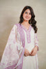 Purple & White Kurta Set