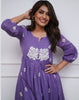 Purple Kurta Set - 2 piece