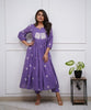 Purple Kurta Set - 2 piece