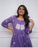 Purple Kurta Set - 2 piece