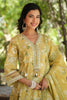 Light  yellow A line kurta set